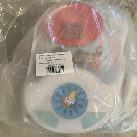 DISNEY PARKS 100 LOUNGEFLY BACKPACK RESCUE RANGERS CHIP & DALE NEW A60 - Picture 4 of 4